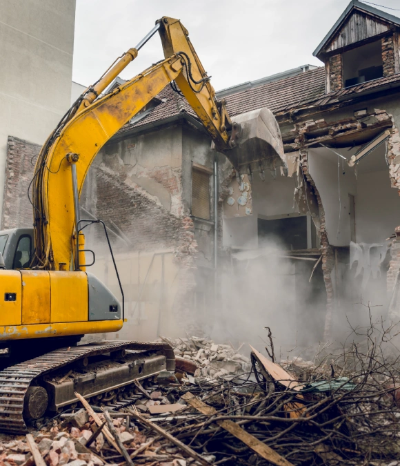Demolition service slider